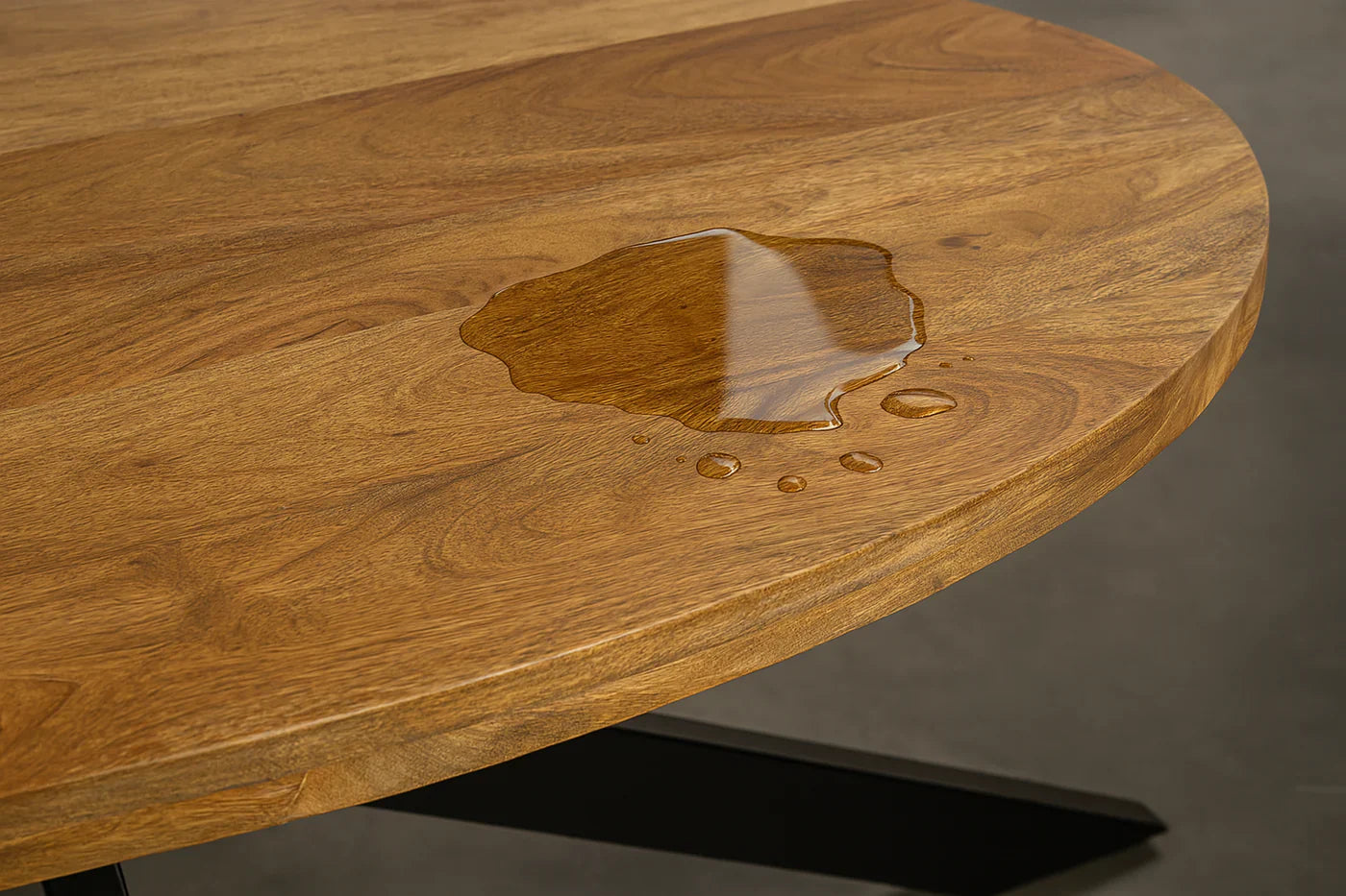 Kan mangohout tegen water?