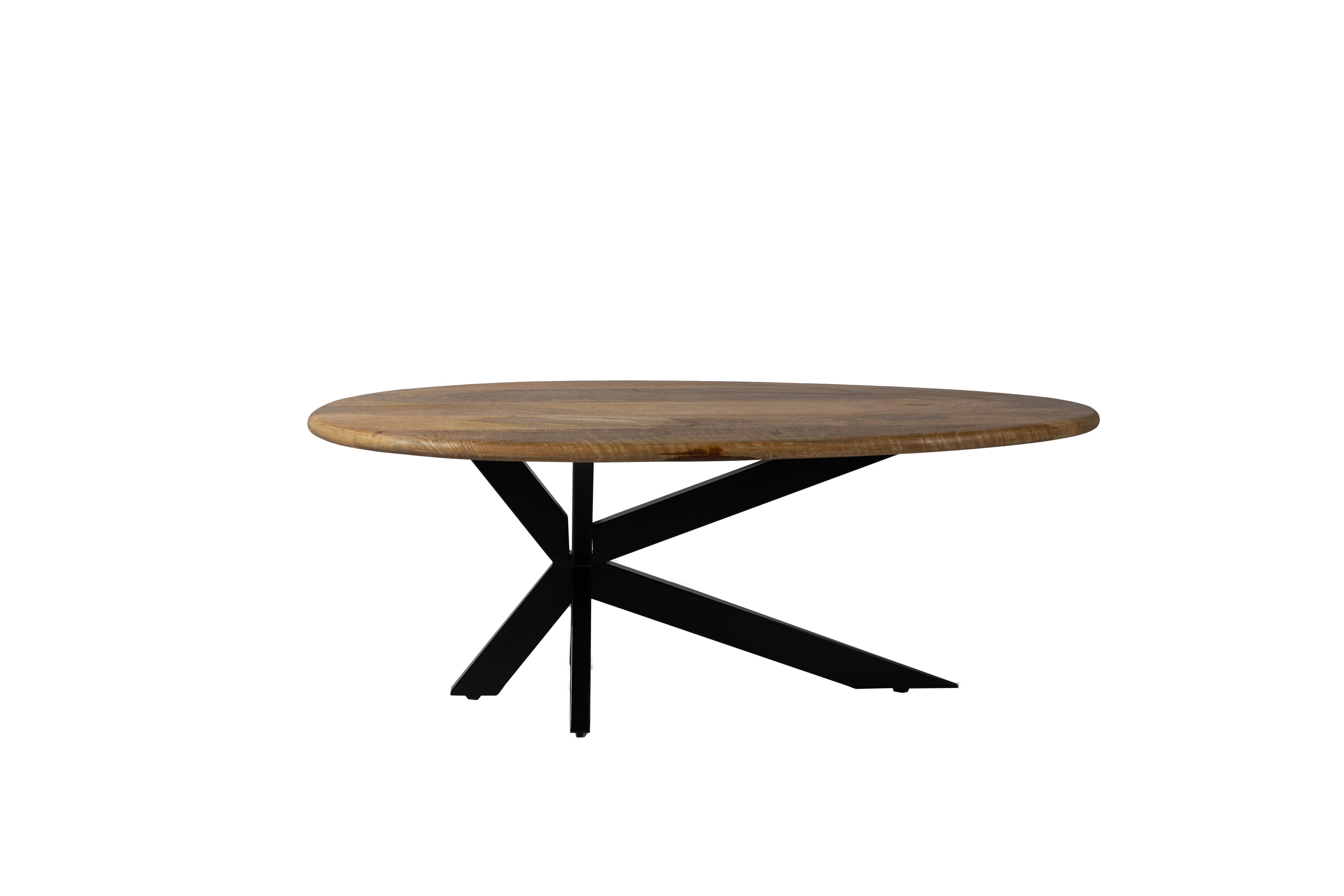 Oval Coffee Table - 120 cm - Natural - Mango Wood