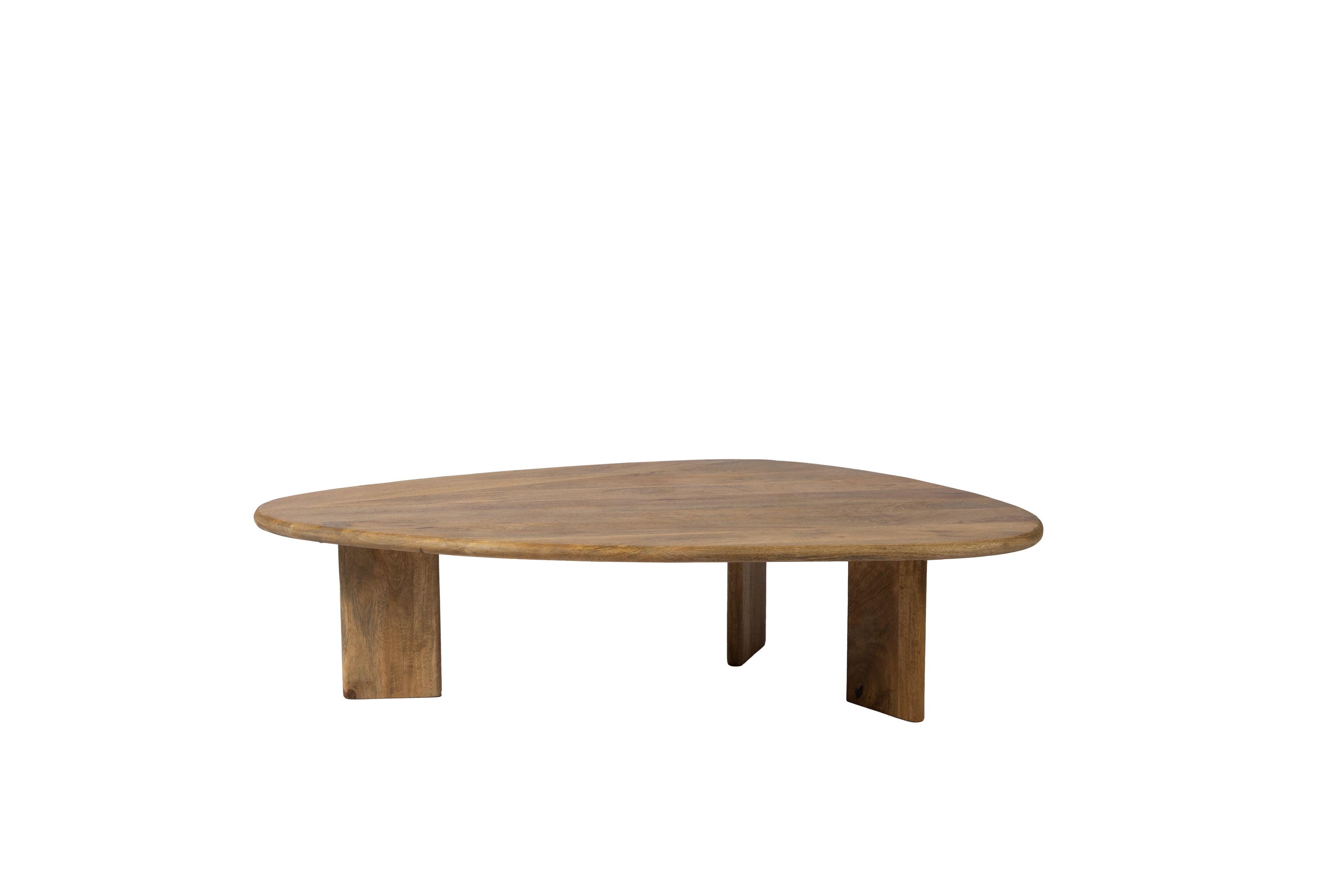 Organic Coffee Table - 120 cm - Tripod - Natural Mango Wood