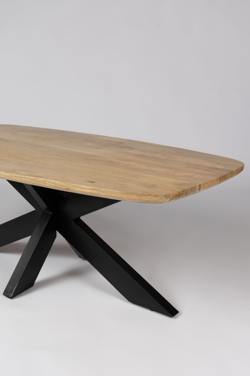 Deens Ovale Salontafel - 120 cm - Naturel - Mangohout