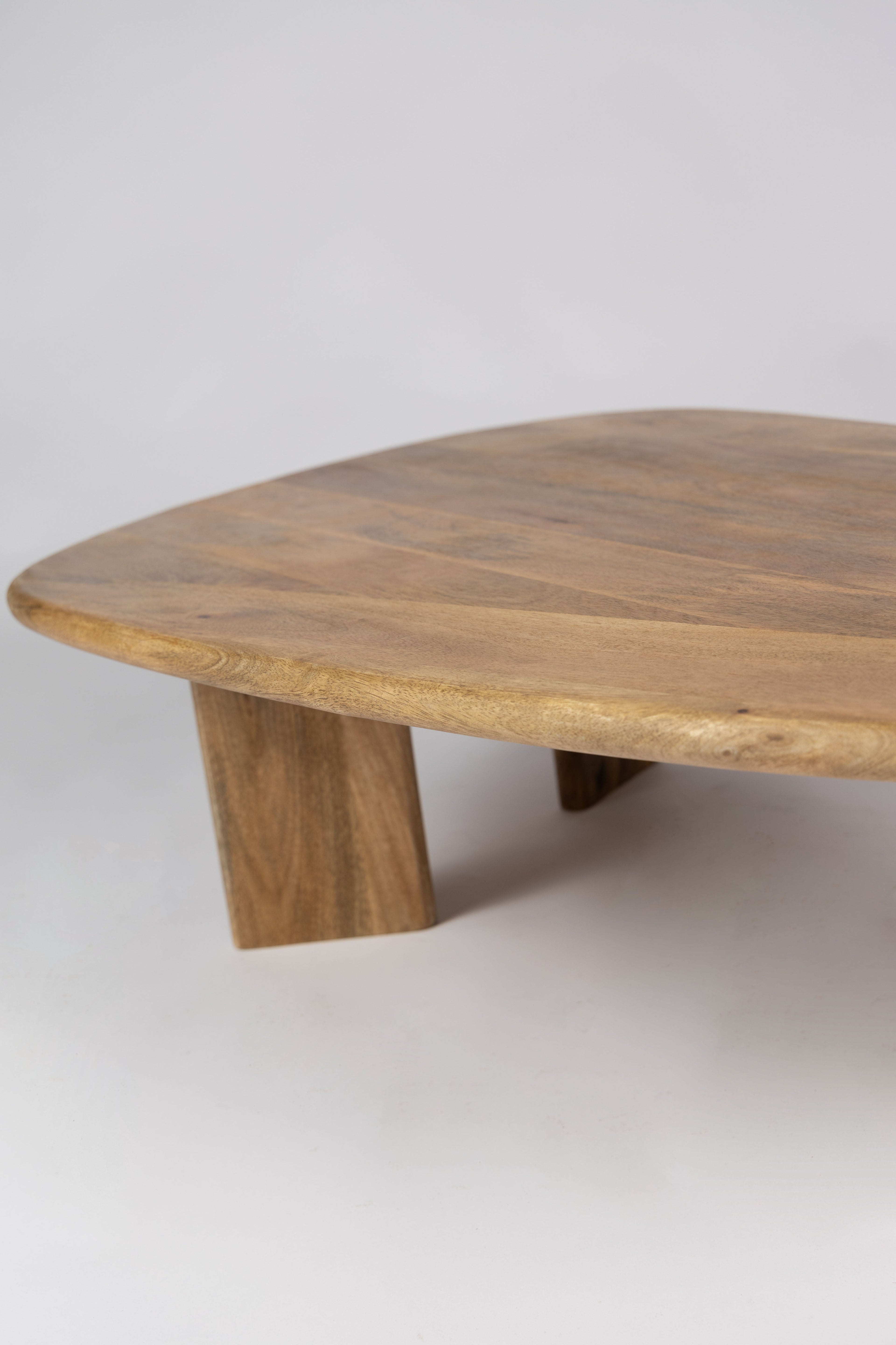 Organic Coffee Table - 120 cm - Tripod - Natural Mango Wood