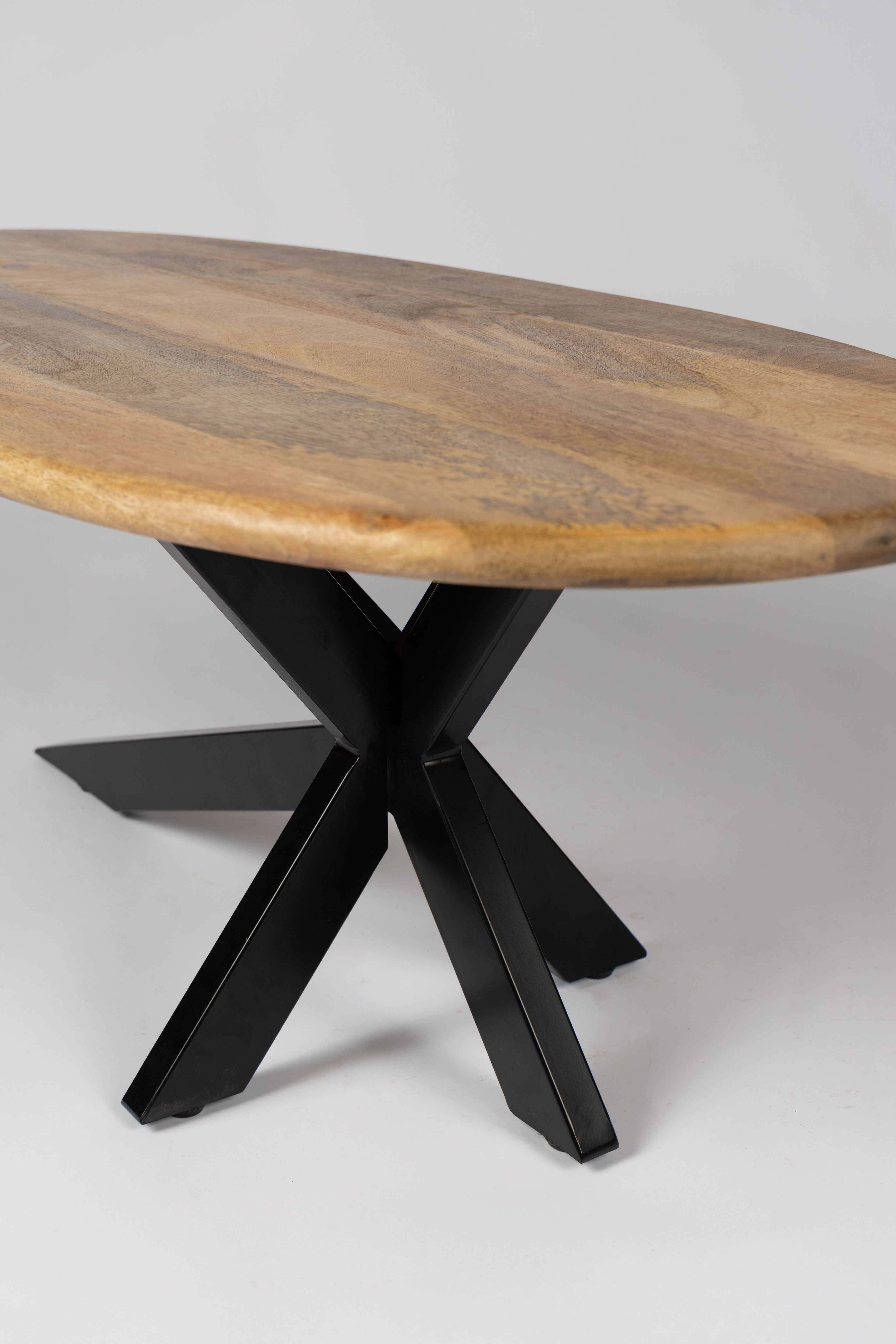 Oval Coffee Table - 120 cm - Natural - Mango Wood