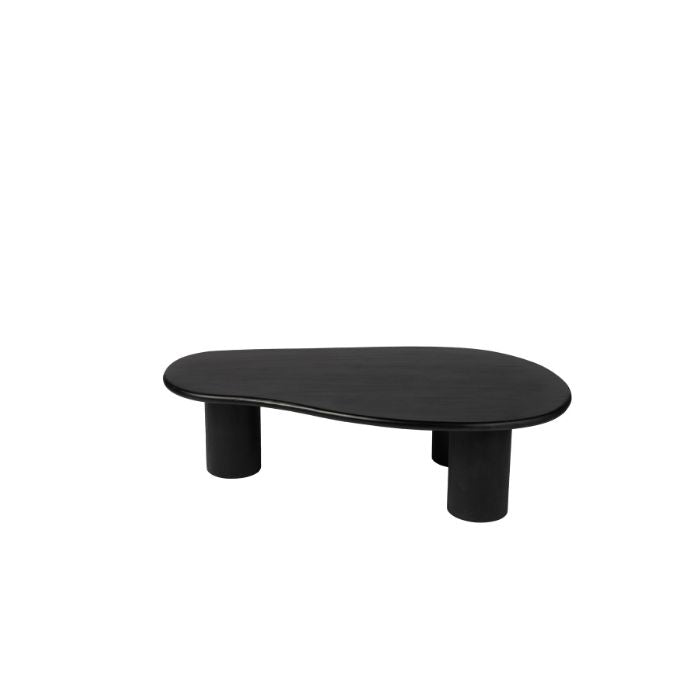 Organic Coffee Table - 120 cm - Black - Mango Wood