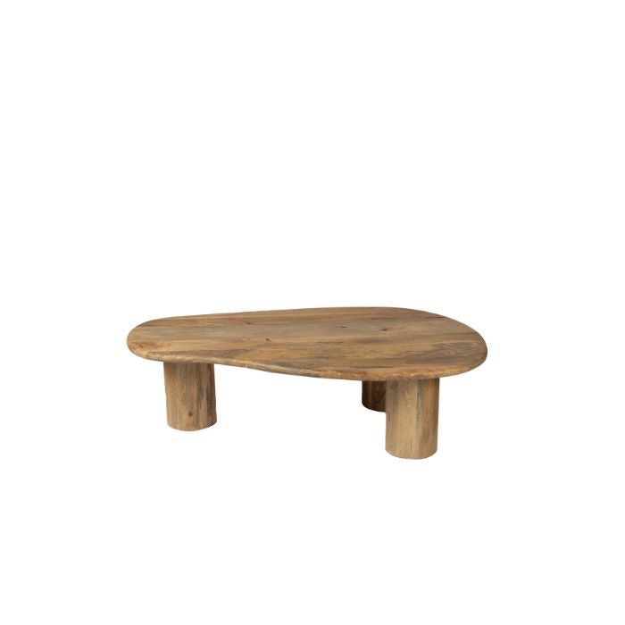 Organische Salontafel - 120 cm - Naturel - Mangohout