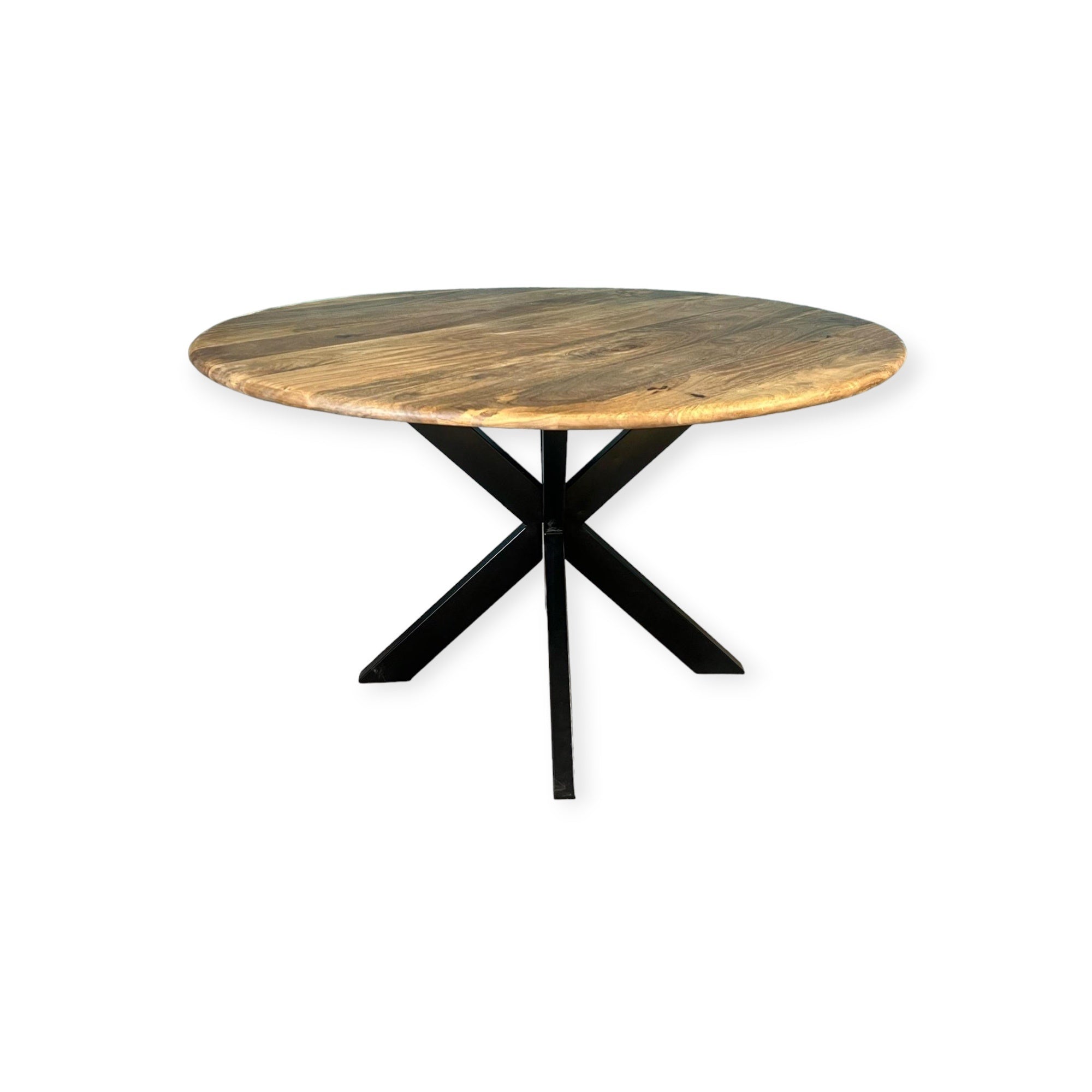 Ronde Salontafel - 80cm - Naturel - ronde rand - Mangohout